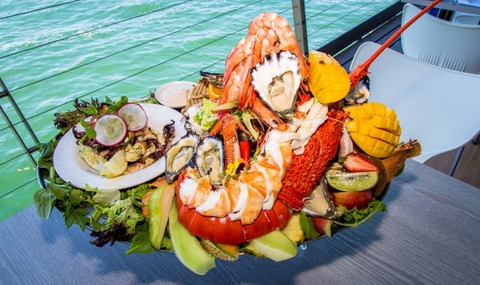 Fresh, juicy, and crispy seafood varieties served for visitors at Lap An Lagoon, Hue