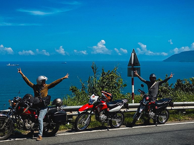 Renting a motorbike for getting around in Hue is the most convenient option